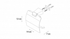 Fixsen Держатель туалетной бумаги Trend FX-97810 – фотография-2