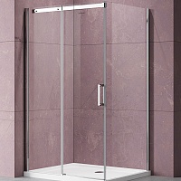 Vincea Душевой уголок Dice 140x100 VSR-4D1014CL профиль хром стекло прозрачное