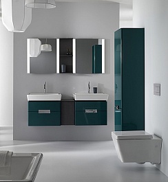 Jacob Delafon Пенал "Reve" ледяной зеленый R – фотография-2