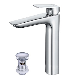 Aquatek Смеситель для раковины Вега AQ1005CR хром – фотография-1