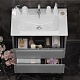 Opadiris Мебель для ванной Луиджи 80 подвесная серая матовая – картинка-23