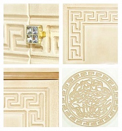 Misty Тумба для умывальника Olimpia Lux 120 бежевая патина – фотография-2