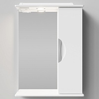 Водолей Зеркальный шкаф Лира 55 R белый