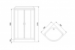 Royal Bath Душевая кабина  RB90HK5-BT – фотография-3