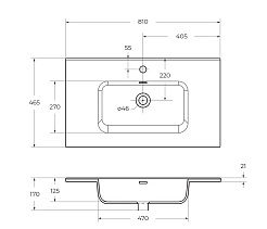 BelBagno Тумба с раковиной Kraft 80 подвесная Темно-Серый матовый с раковиной BB800ETL – фотография-3