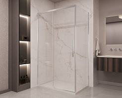 Vincea Душевой уголок Stella 150x100 VSR-1ST1015CL профиль хром стекло прозрачное – фотография-3