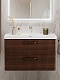 BelBagno Тумба с раковиной Due 80 подвесная Noce ручки Матовый тёмный никель – картинка-31
