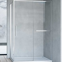 Vincea Душевой уголок Slim Soft 110x100 VSR-1SS1011CL профиль хром стекло прозрачное