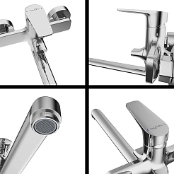 Tokito Смеситель для ванны TOYAMA хром TOK-TOY-1015 – фотография-3