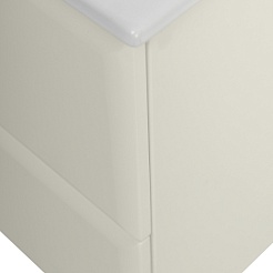 Cezares Тумба с раковиной Eco Cer-N 120 брашированная альпака CZR-8073-120 ручки сатин – фотография-7