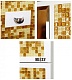 Misty Мебель для ванной Морена 60 золотая мозаика – фотография-8