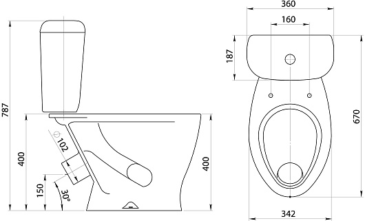 Santeri Унитаз-компакт Воротынский – фотография-12