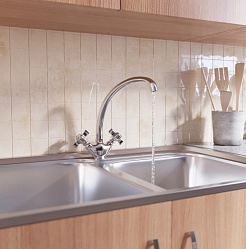 Mixline Смеситель для кухни 1/2 ML30-031 "Classic" хром – фотография-4