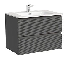 Sancos Тумба с раковиной Folk 70 grey soft раковина Element 71 CN7007