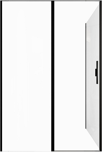 Allen Brau Душевой уголок Priority 140x100 3.31036.BBA/3.31048.BBA чёрный браш – фотография-6