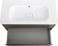 Cezares Тумба с раковиной без отверстия под смеситель Relax 100 подвесная сатин – фотография-6