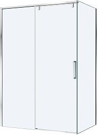 BelBagno Душевой уголок Soft Close-1 SOFT_CLOSE-1-AH-1-140/80-C-Cr 140x80 профиль хром стекло прозрачное – фотография-1