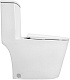 Azario Унитаз-моноблок Ansa AZ-2301 безободковый с бачком с сиденьем микролифт белый – фотография-21