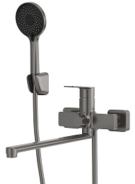 Tokito Смеситель для ванны KOBE вороненая сталь TOK-KOB-1015 – фотография-1