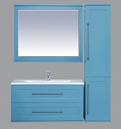 Misty Зеркало для ванной Марта 100 бирюзовое – фотография-2