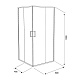 Excellent Душевой уголок 201 80x80 квадратный – картинка-6