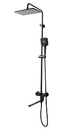 Aquatek Душевая стойка Ника AQ2840MB черный матовый – фотография-1