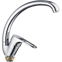 Frap Смеситель для кухни H702 F41702-B хром – фотография-1