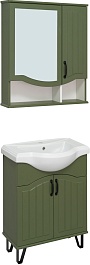 Runo Тумба с раковиной Марсель 65 зеленая – фотография-2