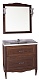 ASB-Woodline Зеркало для ванной Римини Nuovo 80 антикварный орех, массив ясеня – фотография-7