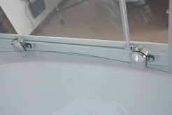 Royal Bath Душевая кабина ALP RB 170ALP-T-R 170x100 R с г/м стекло прозрачное профиль белый – фотография-4