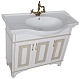 Aquanet Мебель для ванной Валенса 100 белый кракалет/золото (182921) – картинка-16