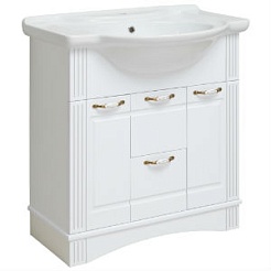 Runo Тумба с раковиной Леон 75 – фотография-1