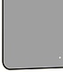 Aquanet Зеркало Контур 80x70 Led TX с подсветкой черное – картинка-7