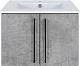 Brevita Мебель для ванной Rock 60 бетон светло-серый – фотография-9