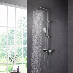 Mixline Душевая стойка 546105 хром – фотография-2