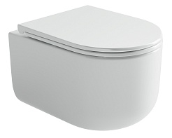 Ceramicanova Подвесной унитаз Ulma Rimless CN4006 белый – фотография-1