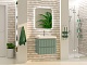 Brevita Мебель для ванной Victory 60 подвесная зеленая – фотография-11