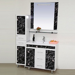 Misty Пенал для ванной Боливия L черная ночь  – фотография-2