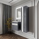 Бриклаер Мебель для ванной Берлин 60 оникс серый – картинка-22