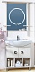 Бриклаер Зеркало для ванной Хоккайдо 75 светлая лиственница – фотография-6