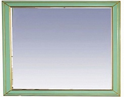 Misty Зеркало для ванной Vena 105 салатовая патина – фотография-1