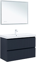 Aquanet Мебель для ванной Джейн (Flat) 100 Flash подвесная маренго матовый