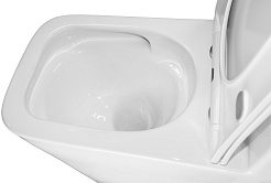 Azario Унитаз-моноблок Avanti AZ-6203 безободковый с бачком с сиденьем микролифт белый – фотография-14