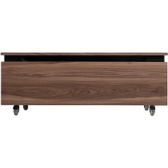 Cezares Тумба с раковиной Slider 100 с 2 ящиками орех дымчатый – фотография-14