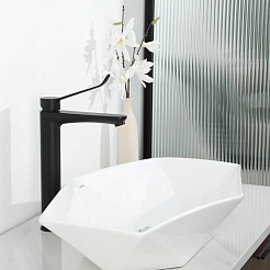 Gappo Смеситель для раковины G21-6 G1021-26 черный – фотография-4