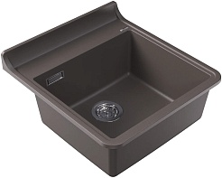 Florentina Мойка кухонная Сицилия 520 серый шелк – фотография-2