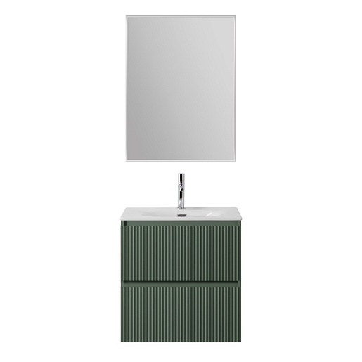 BelBagno Тумба с раковиной Uno 60 подвесная Еловый матовый с раковиной BB-8099-60 – фотография-14