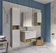 Dreja Мебель для ванной Perfecto 70 подвесная белая/дуб эврика – фотография-25