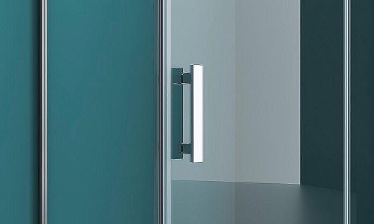 BelBagno Душевой уголок Kraft 90/80 KRAFT-AH-12-90/80-C-Cr-R стекло прозрачное – фотография-2