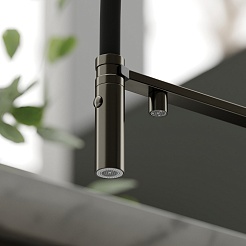 Sancos Смеситель для кухни Imola SC4010GG вороненая сталь – фотография-5